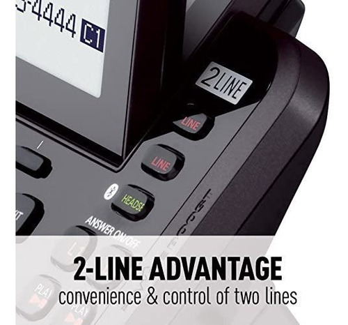 Telefono Panasonic Inalambrico 2 Lineas Con Bluetooth