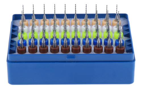 50pcs 0.5, 0.6, 0.7, 0.8, 0.9mm Mini Circuito Pcb Broca