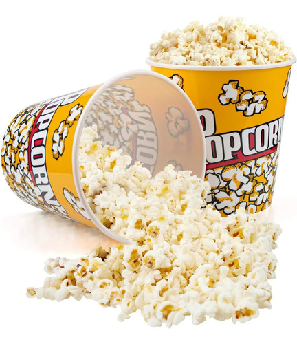 Set Olla Pochoclera Cime Familiar +2 Baldes Popcorn Plastico