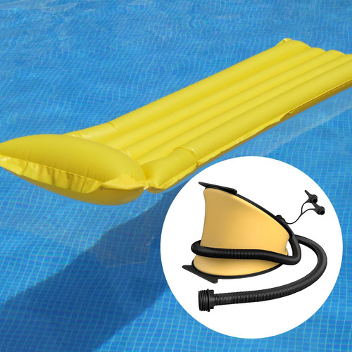 Intercambiable De La Bomba De Aire Del Pie Para Acampar,