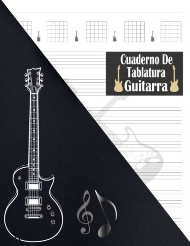 Cuaderno De Tablatura Guitarra: 7 Tabs Por Pagina Guitarra S