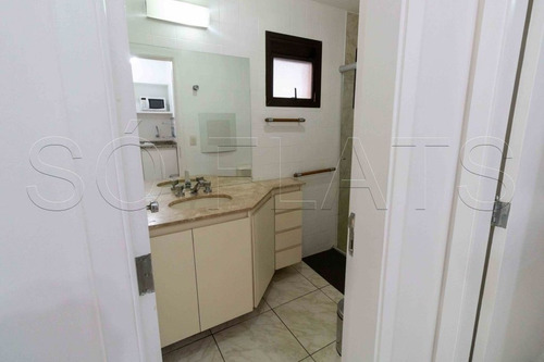 Imagem 13 de 15 de Em Moema Muito Bem Localizado, Flat Todo Mobiliado Disponível. - Sf25201