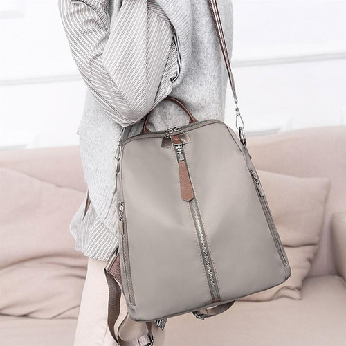 Imagen 2 de 2 de Bolsa Backpack Mochila 3 Cierres Elegante Envío Gratis