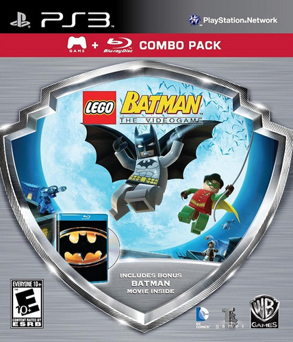 Lego Batman The Videogame With Batman Movie Combo Pack Ps3