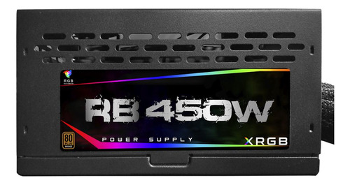 Fonte Brx Rainbow Rgb, 450w, 80 Plus Bronze, Pfc Ativo