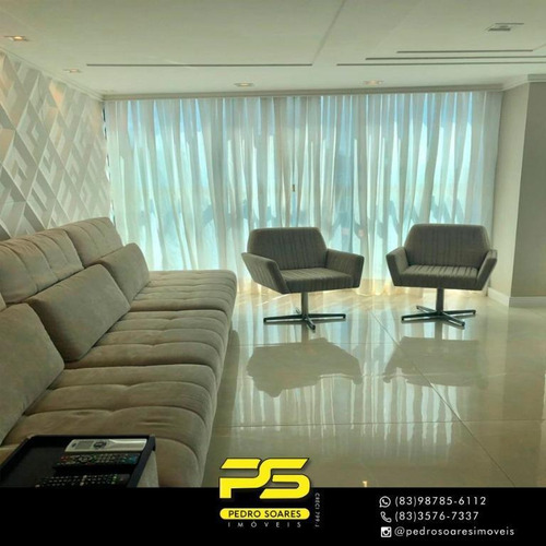 Imagem 6 de 15 de Cobertura Com 3 Dormitórios À Venda, 278 M² Por R$ 1.500.000 - Cabo Branco - João Pessoa/pb - Co0058