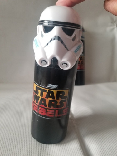 Set De 2 Cilindros Bonafont Starwars 2005 Exhibidos Colecc (Usado)