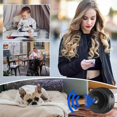 Mini Cámara Escondida Espia Wifi 2 Pices Ip 1080p