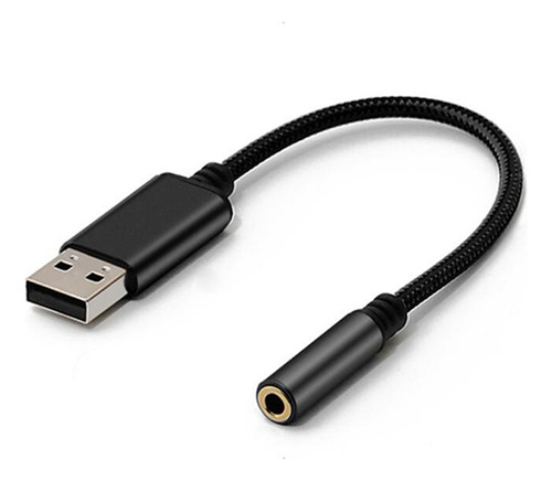 Adaptador De Audio 3x Usb A Conector Para Auriculares De 3,5
