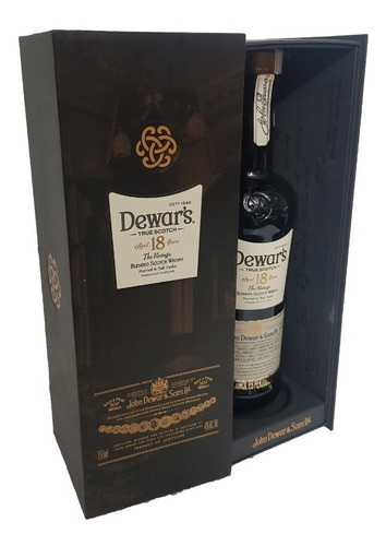 Whisky Dewars 18 Años 750ml - mL a $725