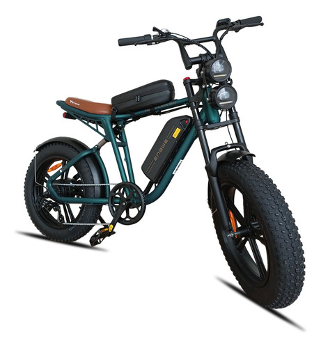 Bicicleta Elétrica V8 750watts Fat Bike Engwe M20