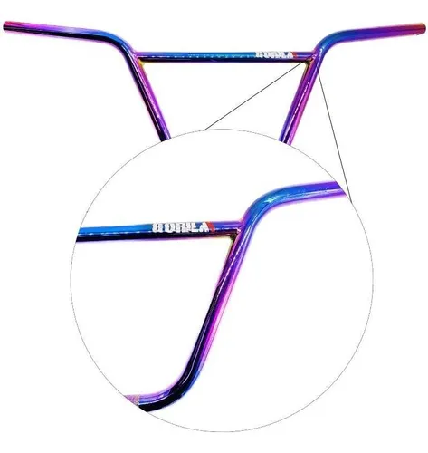 Manubrio Bmx Gorila Tornasol Acero hi Ten Reforzado 9.5 Env o gratis