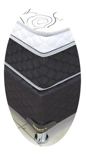 Imagen 3 de 8 de Sommier Deseo´s 1 Pza 88x188x28 Rivera D33 Eps C/eurotopd33