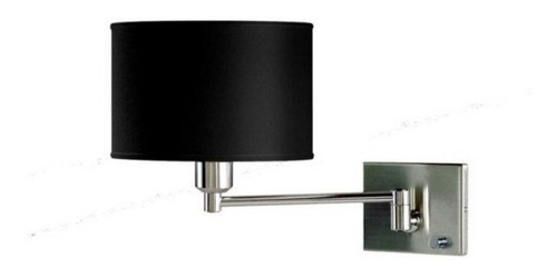 Aplique Cabecera Cama Encendido Movimiento Led Buena Luz Estructura Negro