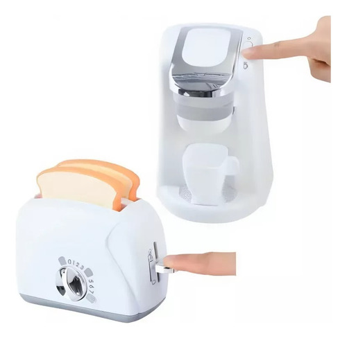 Set Juegos De Cocina Infantil Licuadora Cafetera Batidora