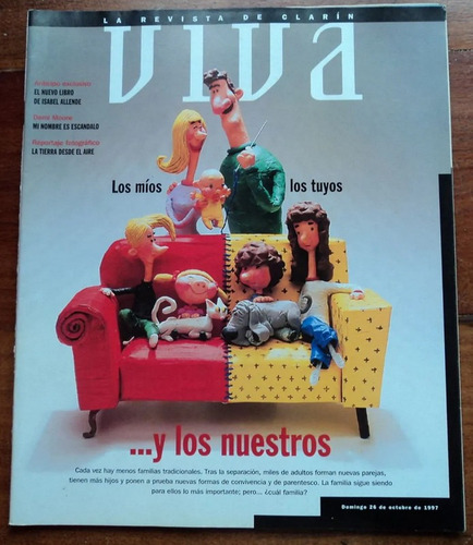 Revista Viva Isabel Allende Hillary Clinton Demi Moore 1997