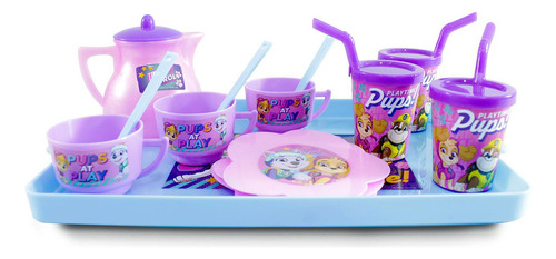 Juego De Té Paw Patrol, Juguete De Cocina Color Lila