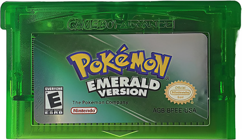 Pokémon Emerald Gba Físico Genérico Graba Partida Retromx