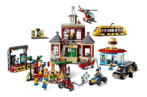 Kit De Construcción Lego City Plaza Mayor 60271 1517 Piezas