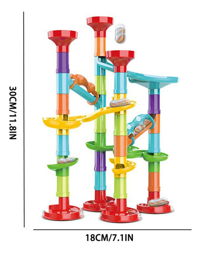 / P Colorful Balls Run Slide Block Dropping Balls