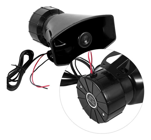 Bocina De Sirena 12 V 120 Db 7 Sonidos Para Vehículo