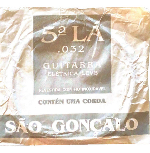 Corda Avulsa A Lá (5ª) Para Guitarra Leve .032 São Gonçalo