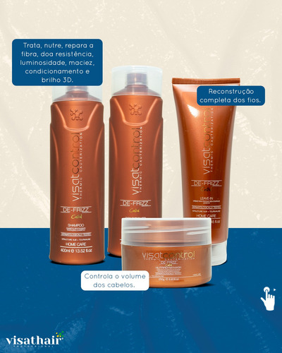 Shampoo Revitalisant Visat Hair Control Home Care 400ml