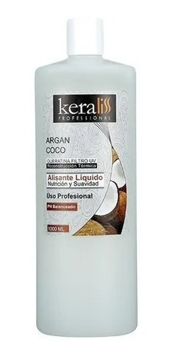 Alisante Liquido Queratina Filtro Uv- Keraliss 1000ml