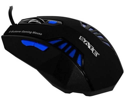 Mouse Gamer Usb Satellite A-57 Led Color Cor Azul