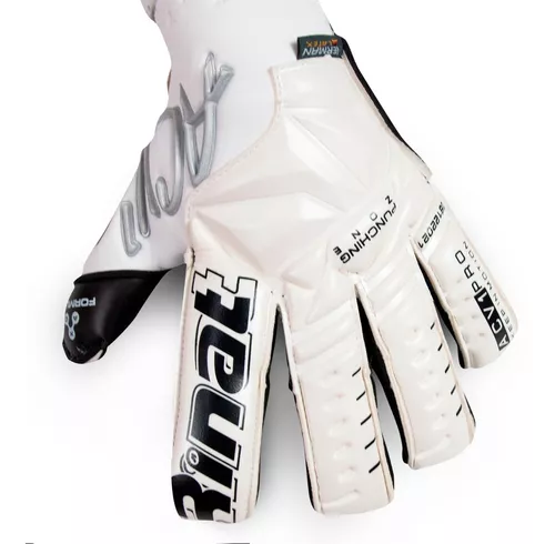 Guante De Portero Rinat Acv1 Pro Adulto Blanco Negro.