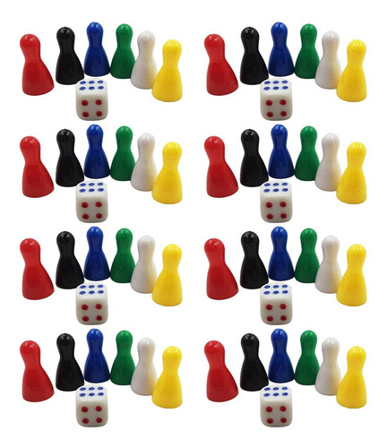 48 Piezas Coloridas Piezas De Plástico