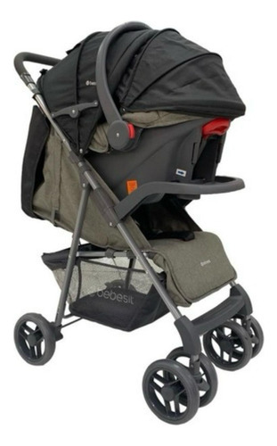 Coche Bebesit Sevilla Con Baby Silla Color Gris