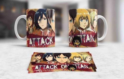 23 Plantillas Sublimación Tazas - Anime