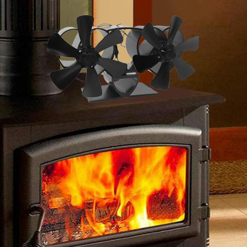 Ventilador De Chimenea Ventilador De Horno De Leña De Negro