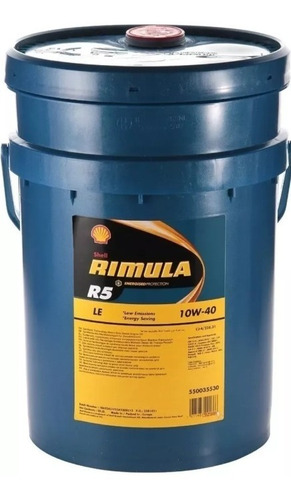 Aceite Shell Rimula R5 10w40 X 20 Litros - Semisintetico