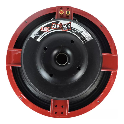 Alto Fal 15 Pol Bomber 3.8k 1900w Rms 4 Ohms Vermelho