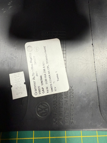 Rejilla Tobera Trasera Vw Golf Mk7/7.5 Original Rota Leer (Usado)