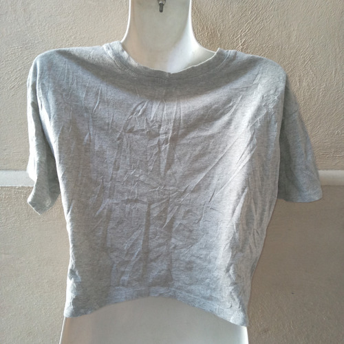 Blusa Crotop Gris Forever 21 Talla S De Mujer (18)-i17 (Usado)