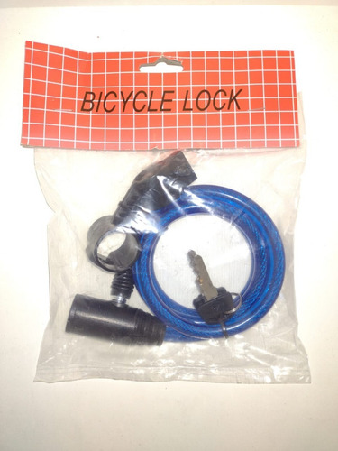 Imagen 1 de 1 de Candado / Linga De Seguridad P/ Bici 10 X 1000mm
