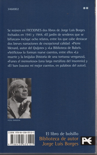 Imagen 2 de 3 de Ficciones - Borges - Alianza