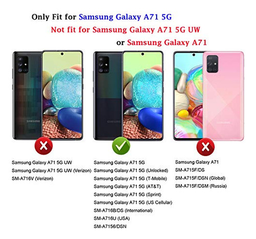 Funda For Samsung Galaxy A71 5g Green Dark Use Rudo