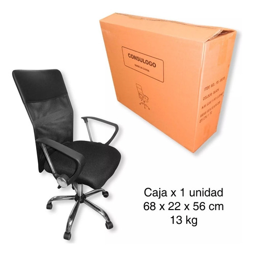 Imagen 3 de 4 de Sillon Ejecutivo Respaldo Alto Ergonomico Gerencial Promo