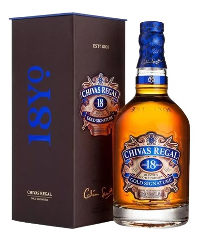 Whisky Chivas Regal Scotch 18 Años Escocés X 750cc