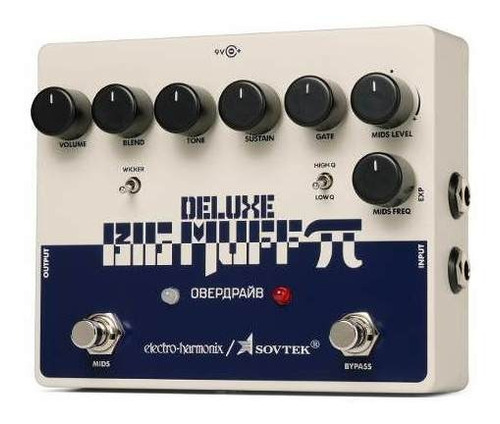 Pedal Distorsion Electro Harmonix Sovtek Deluxe Big Muff Pi