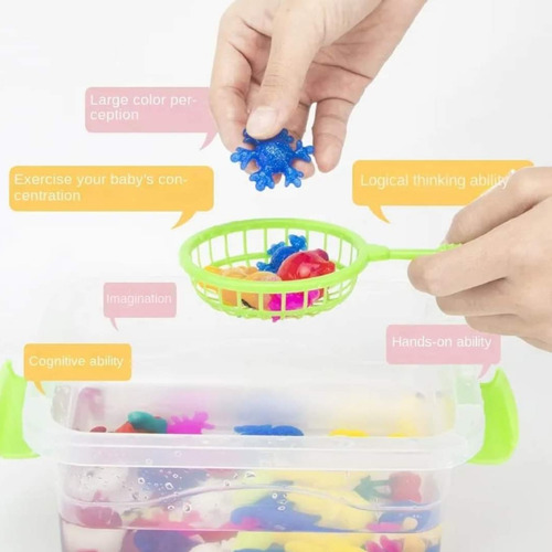 Kit Infantil De Elfo De Agua 20 3d Piezas Para Jugar Didacti