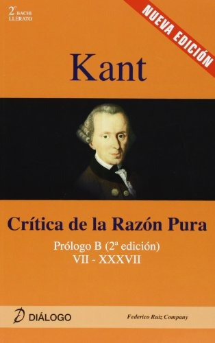 Kant. Critica De La Razon Pura, De Federico Ruiz. Editorial Dialogo, Tapa Tapa Blanda O Bolsillo En Español