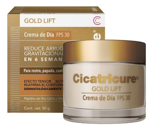 Crema De Día Cicatricure Gold Lift Para De 50ml/50g 60+ Años