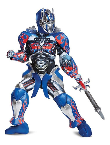 Disfraz Talla Medium De Optimus Prime Transformers Niño