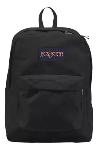 Mochila Negra Jansport Original Superbreak , Muy Resistente