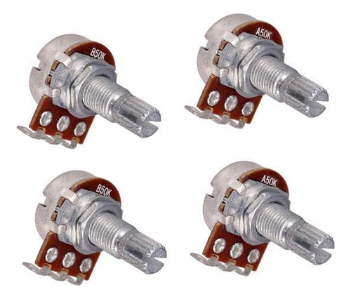 Potenciómetro De Guitarra Audio Pot 4 Piezas